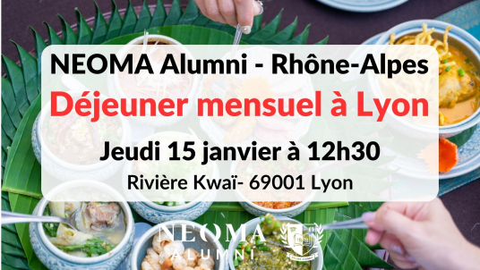 Déjeuner mensuel de janvier à Lyon 