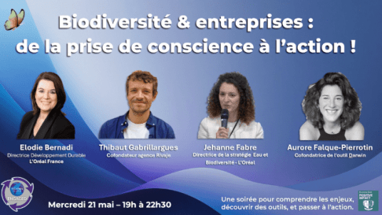 Conférence Cocktail & Networking  - Biodiversité & entreprises : de la prise de conscience à l’action