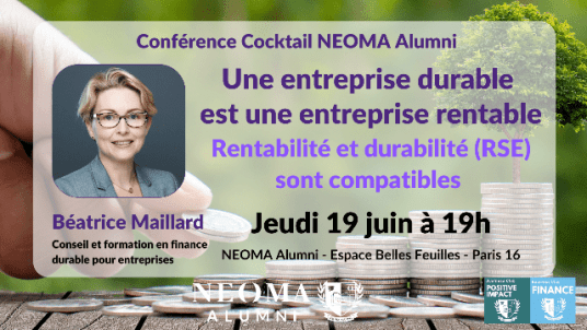 Conférence Cocktail - Une entreprise durable est une entreprise rentable