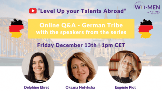 Annulé - Talents Abroad - Online Live Q&A : NEOMA German Tribe