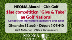 NEOMA Alumni Club Golf – 1ère compétition "Give & Take" au Golf National 