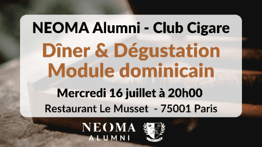 Dîner & Dégustation du club Cigare de juillet au restaurant Le Musset