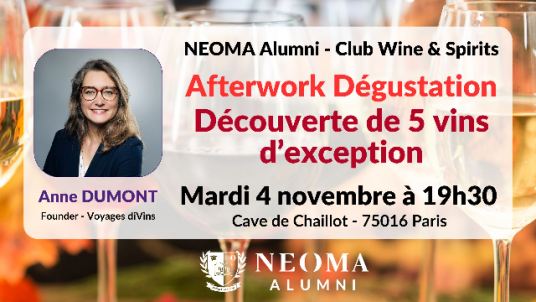 Afterwork Dégustation à la Cave de Chaillot de Paris -  5 vins, 5 terroirs : une expérience unique