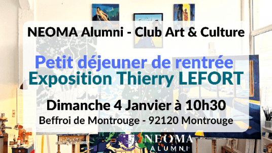 Petit Déjeuner de rentrée à l'exposition Thierry LEFORT
