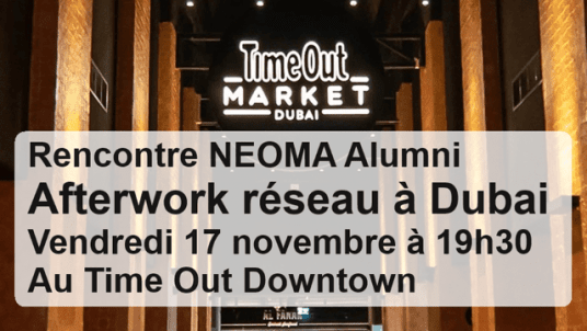 Afterwork réseau au Time Out Market Dubai