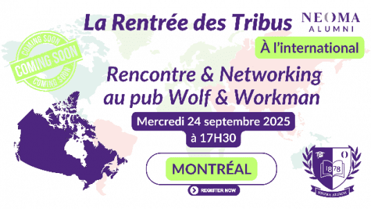 Rentrée des Tribus à l'international 2025 - Montréal : Afterwork & Networking au pub Wolf & Workman 