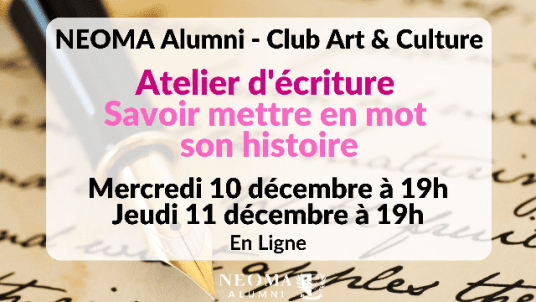 Atelier d'écriture :  Savoir mettre en mot son histoire